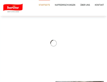 Tablet Screenshot of caffe-barone.ch